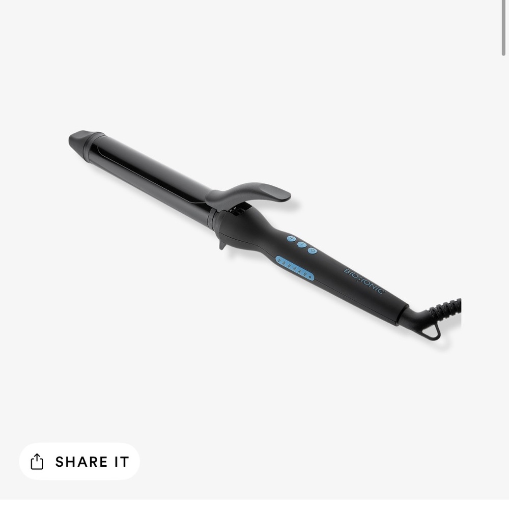 Bioionic long barrel curling iron 1.25 inch